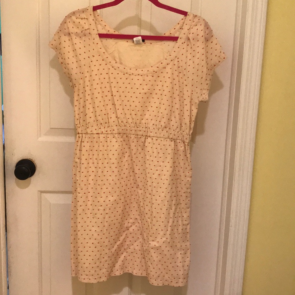 J. Crew dress - red polka dot